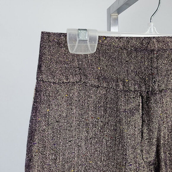 Vintage R Collection Purple Metallic Wide Leg Dress Pants Size 4 - Picture 3 of 9